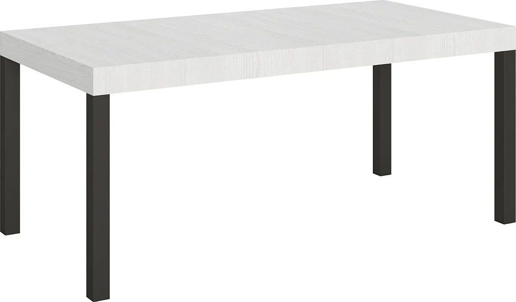 Stół rozkładany 180/440x90 cm Everyday frassino biała nogi antracytowe