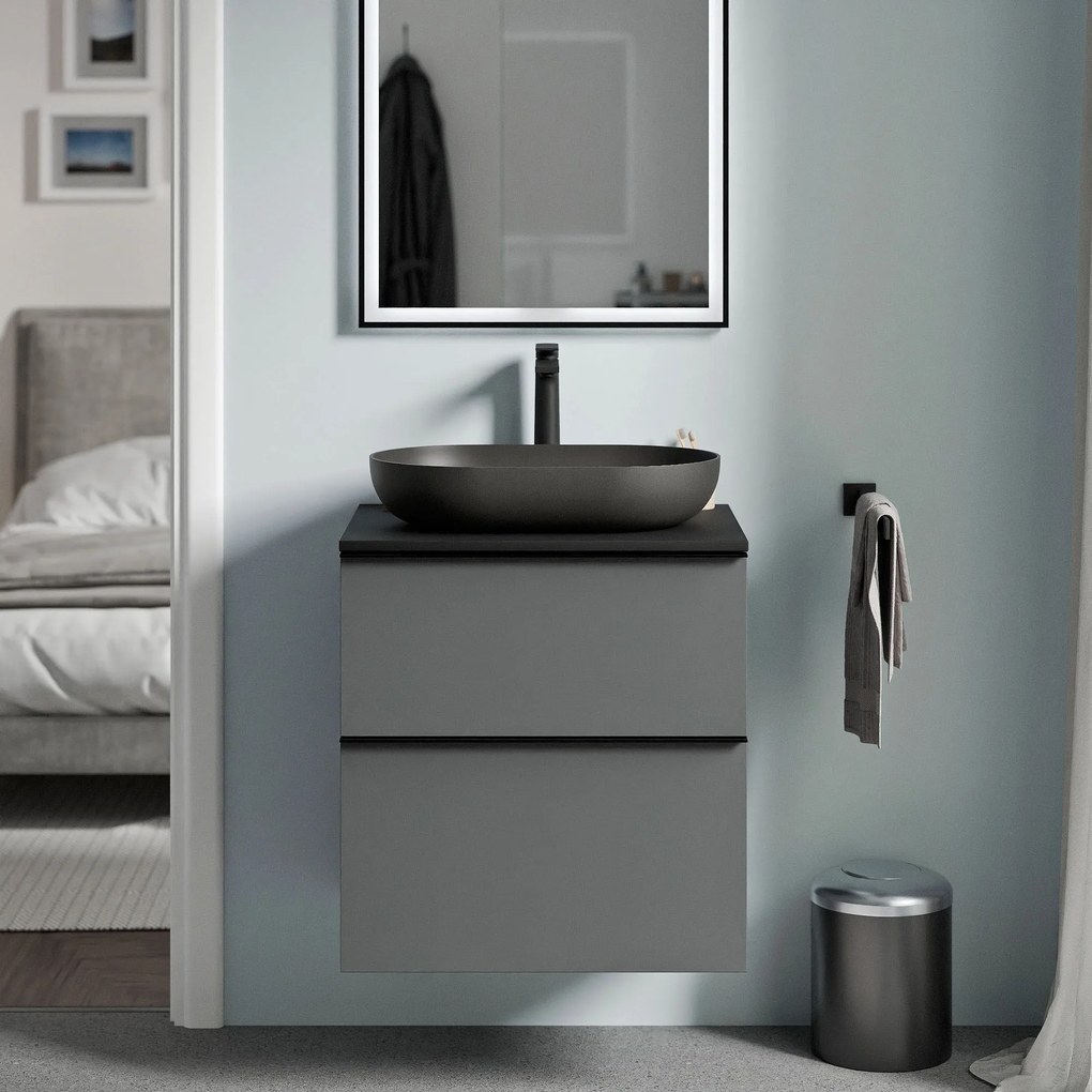 Meble łazienkowe szafka pod umywalkę nablatową LAVOA 60 cm