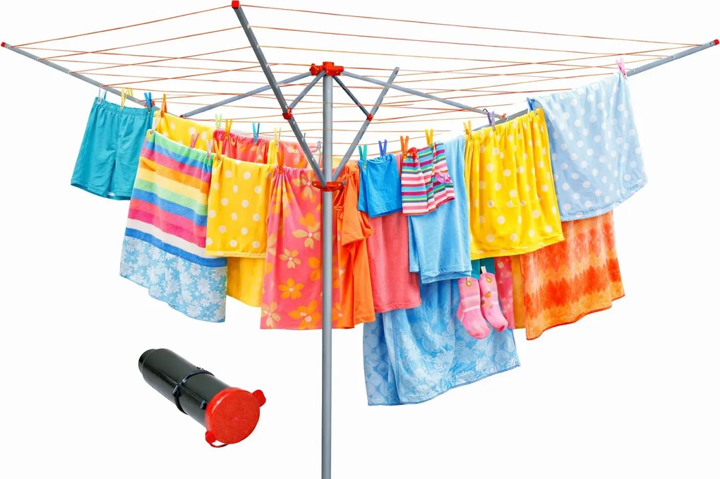 Ogrodowa czerwona suszarka na pranie F0-W61