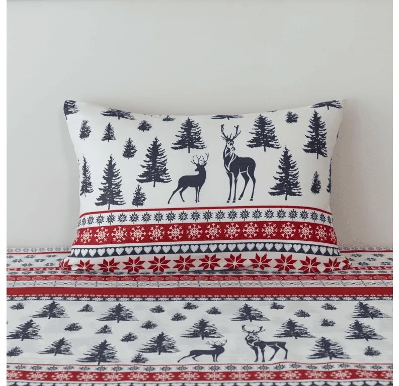 Poszewka na poduszkę z mikrofibry TWINKLE CHRISTMAS 50x70 cm, kolorowa