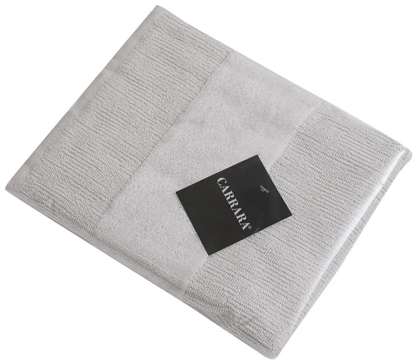 Ręcznik CARRARA 40x55 cm jasnoszary, 100% bawełna