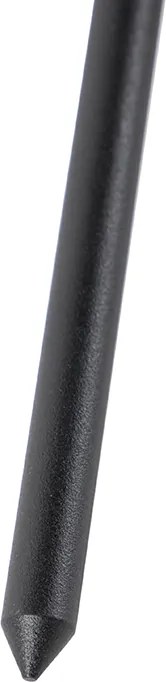 Inteligentny nowoczesny reflektor czarny IP44 z WiFi GU10 - Solo