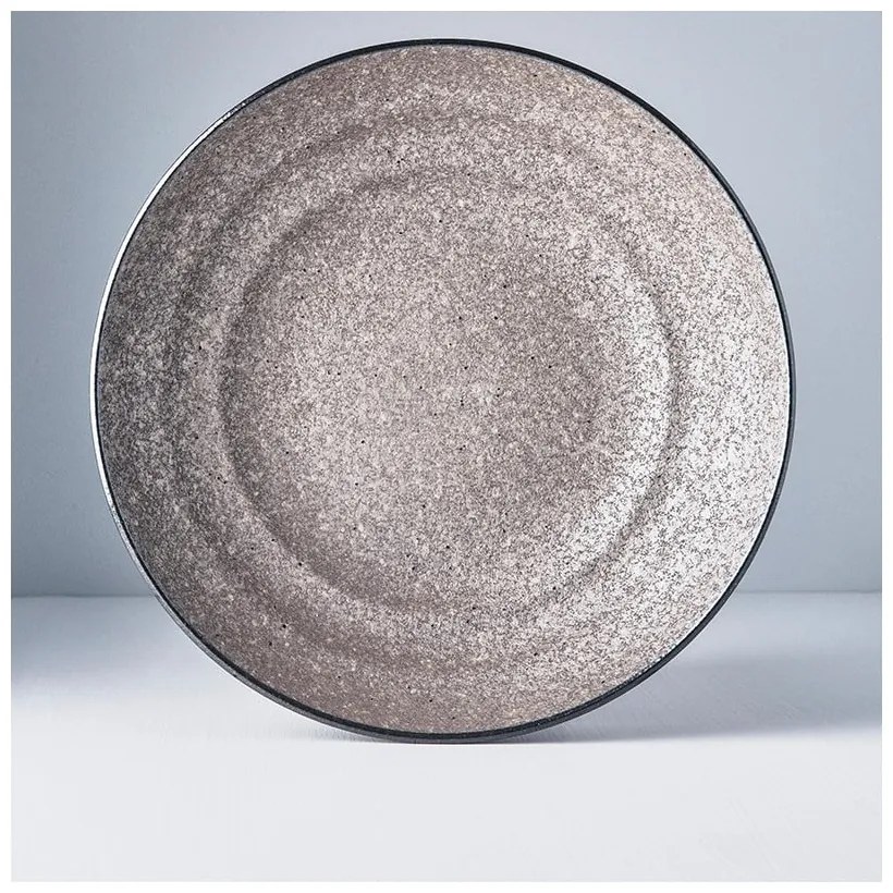 Beżowa ceramiczna miska do serwowania MIJ Earth, ø 29 cm