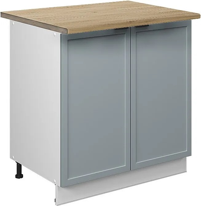 Szafka pod zlew jasnoniebiesko-szary 80x60x82 fame-line