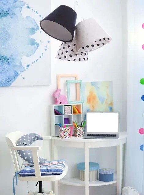 Potrójna lampa wisząca dzwonki dla dziecka A6-P84