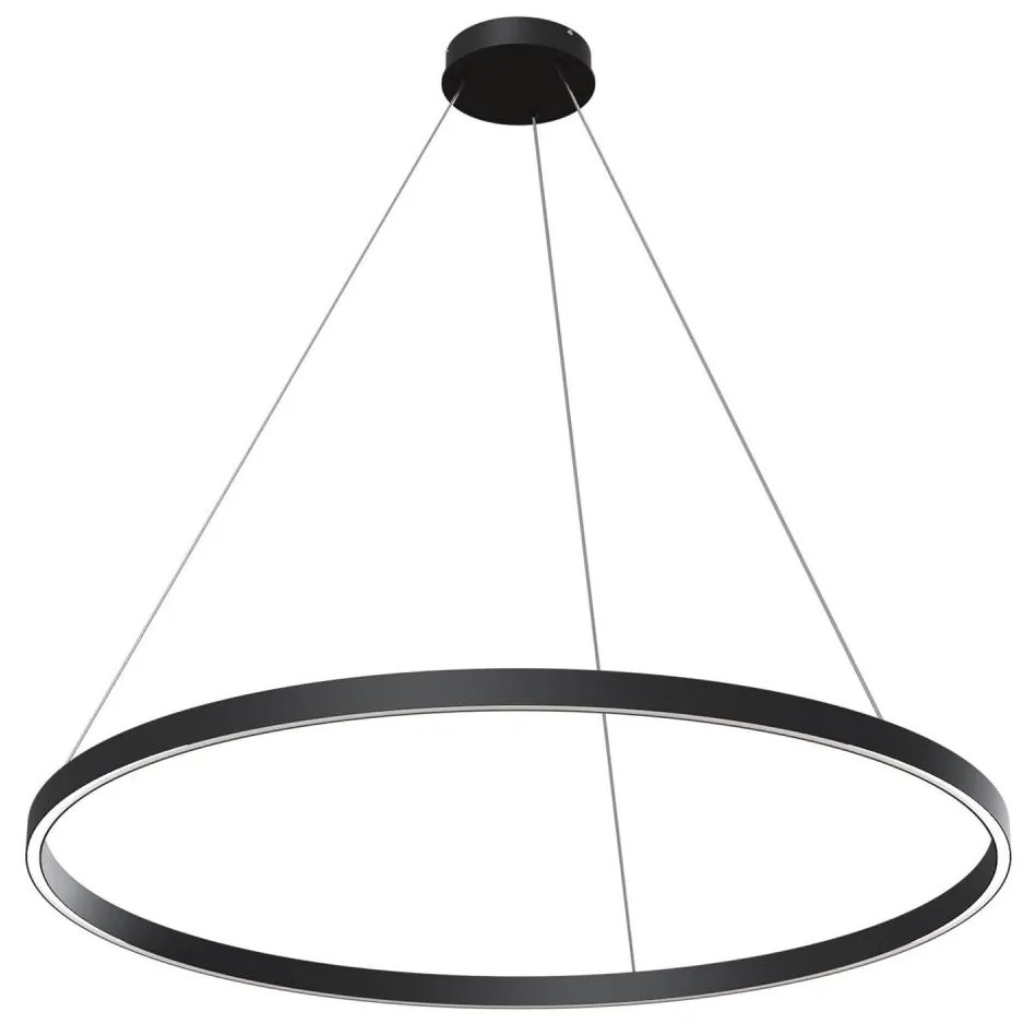 Maytoni MOD058PL-L54B3K - LED Żyrandol na lince RIM LED/61W/230V śr. 100 cm czarny