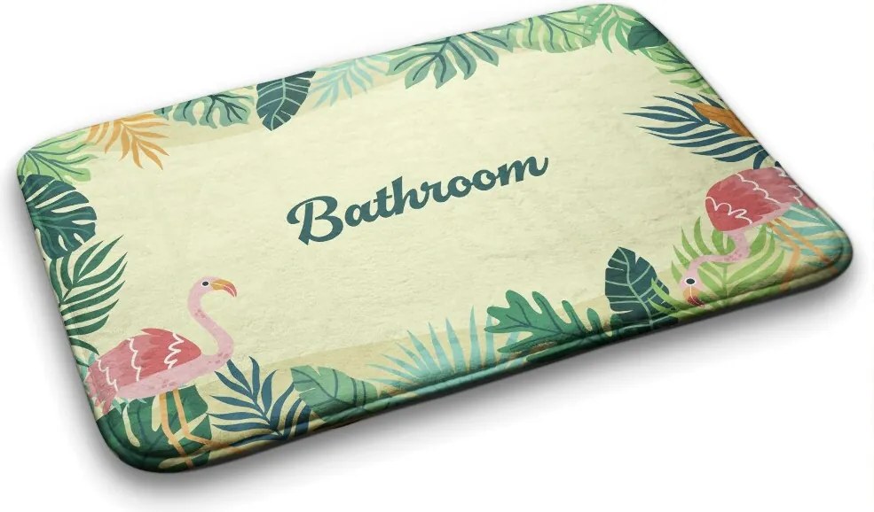 Dywanik łazienkowy antypoślizgowy Dywanik łazienkowy antypoślizgowy Tropikalne zwierzęta
