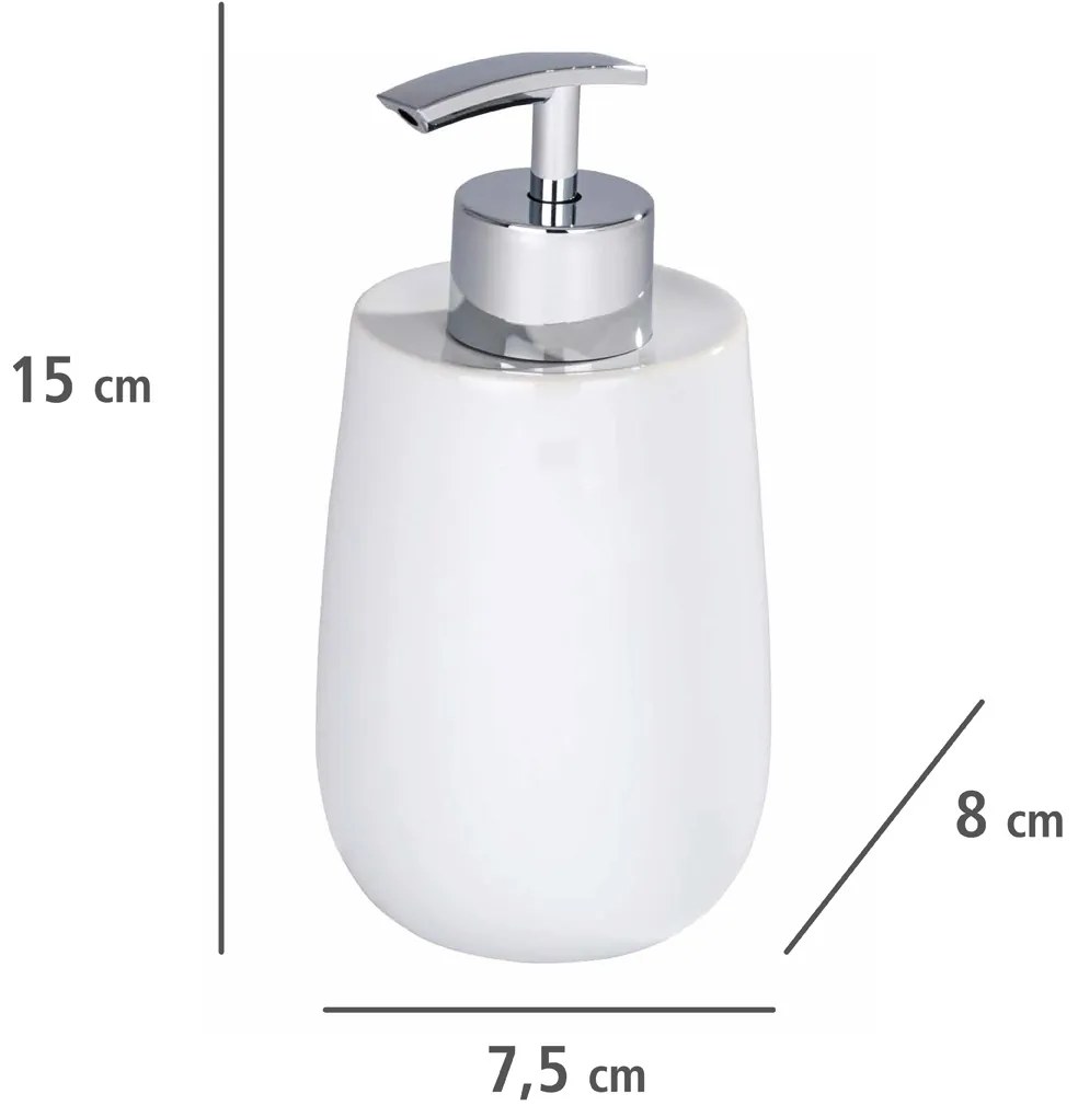 Dozownik do mydła MALTA WHITE - 290 ml, WENKO