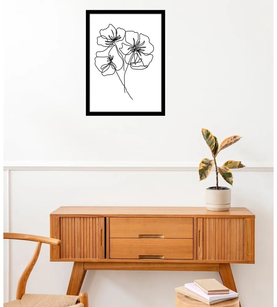 Plakat 29x41 cm Black Poppy – Veronika Boulová
