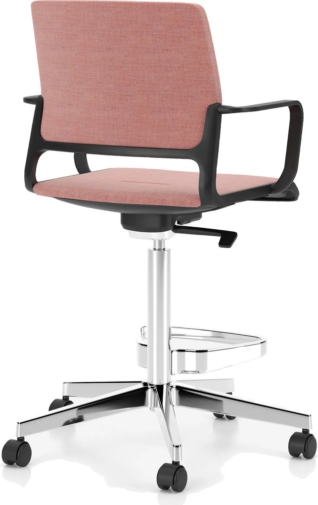Wysokie krzesło biurowe na kółkach Xilium Counter Swivel Chair UPH