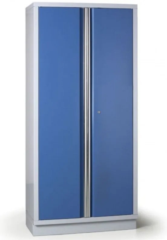 Metalowa szafa warsztatowa EXPERT, 2000 x 915 x 458 mm, niebieski