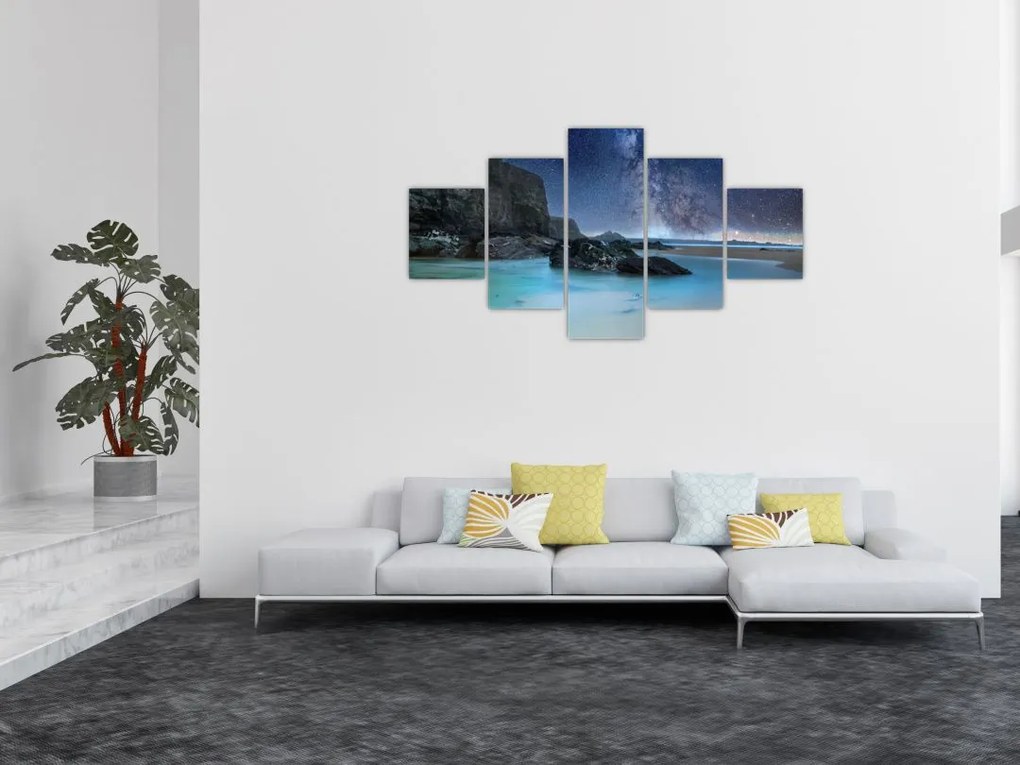 Obraz plaży (125x70 cm)