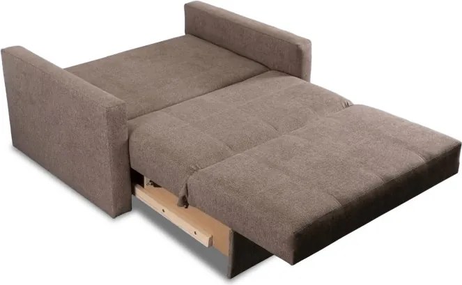 Fotel do Spania MILAN 2 Amerykanka Rozkładany Dwuosobowy Beżowy Nowoczesny