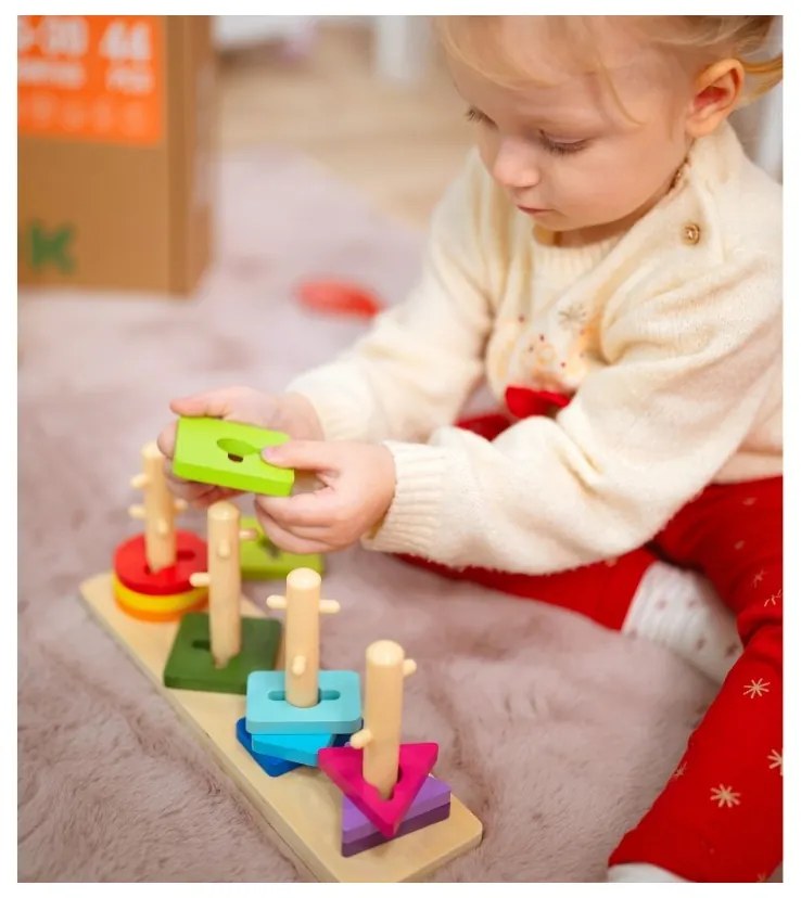 Tooky toy box pudełko xxl montessori edukacyjne 7w1 sensoryczne 25-30 mies.