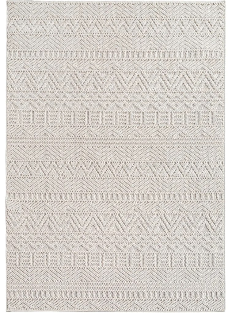 Dywan nowoczesny 3D Helix boho kremowy 280 cm x 370 cm