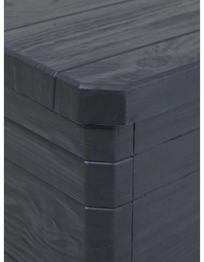 Ciemnoszara skrzynia ogrodowa Woodys – Toomax