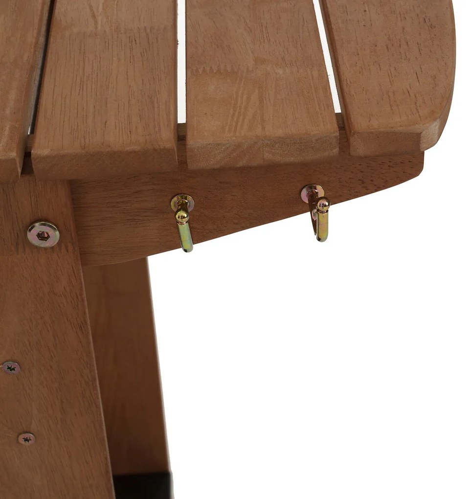 Grill ogrodowy z drewnianą półeczką BBQ