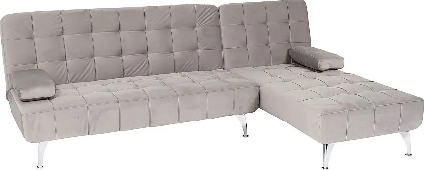 Sofa rozkładana MCW-K22,  aksamitny szary