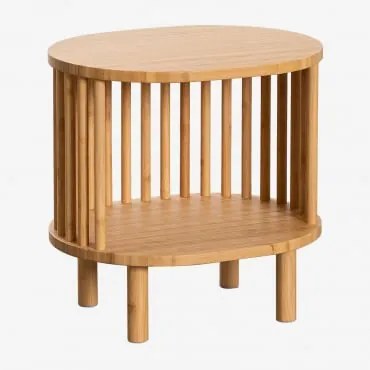 Szafka Nocna 40x35 Cm Z Bambusa Connery Miel - Sklum