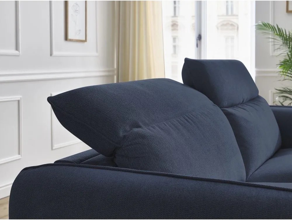 Ciemnoniebieska sofa 216 cm Achille – Bobochic Paris