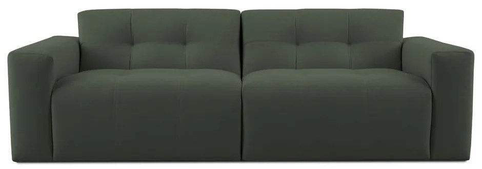 Ciemnozielona sofa 220 cm Maxel – Scandic