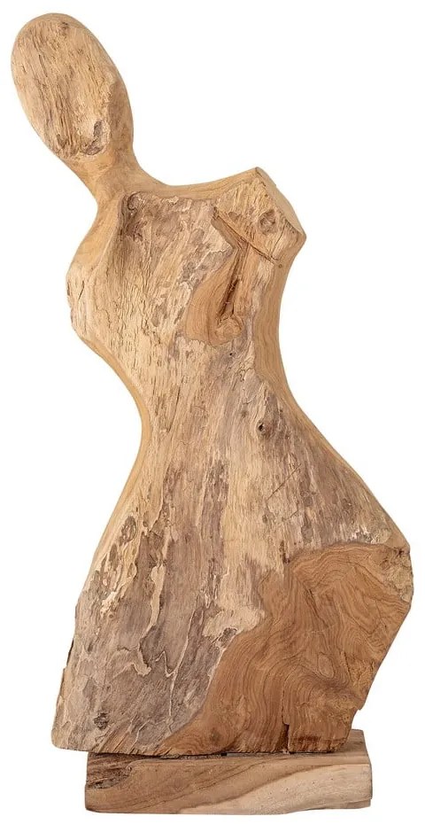Figurka z drewna tekowego Bloomingville Lenoa, wys. 70 cm