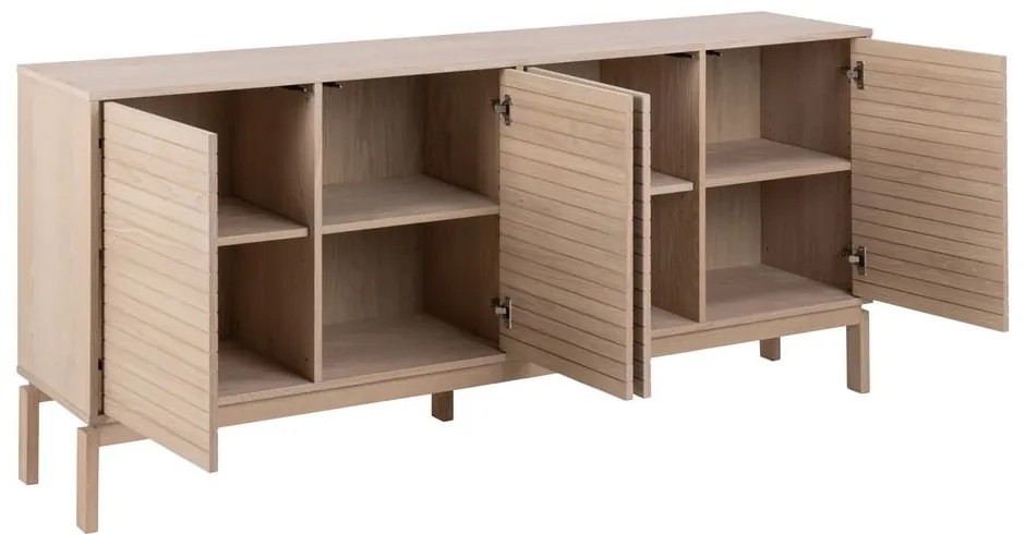 Niska komoda w dekorze dębu 180x80 cm Linley – Actona