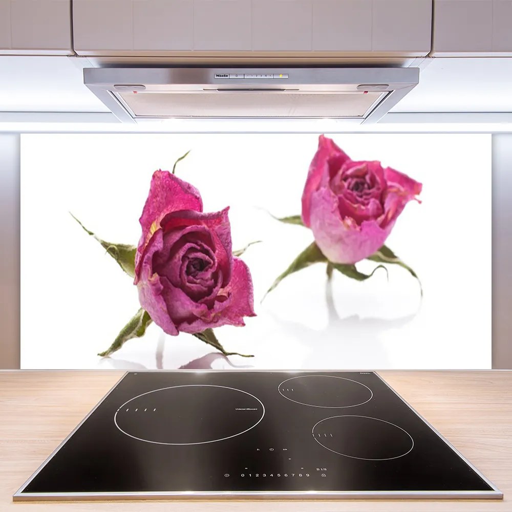 Panel Szklany Romantyczny Bukiet Róż