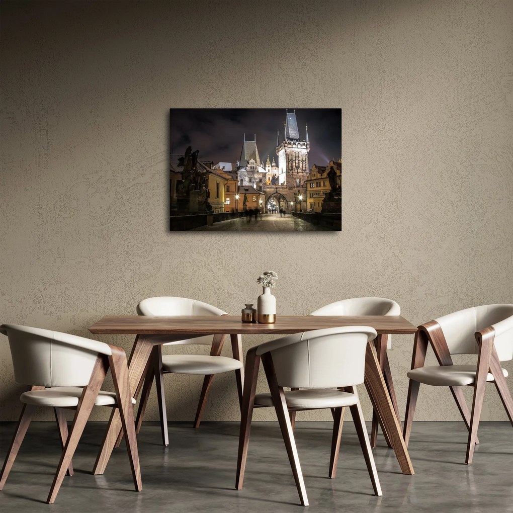 Obraz oświetlonej Bramy Pyłu (70x50 cm)