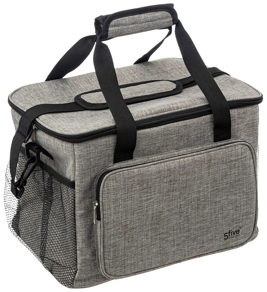 Torba termiczna na zakupy, szara, 20 l