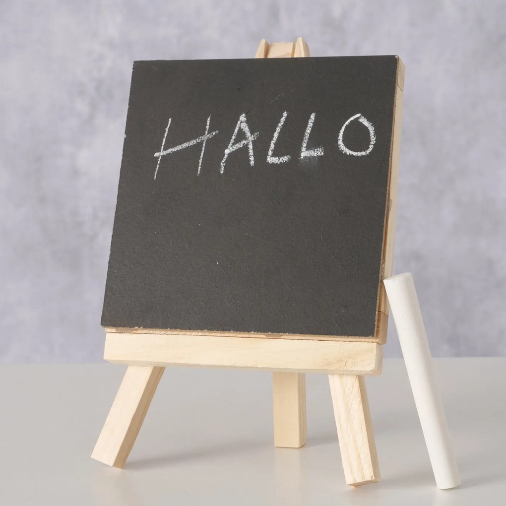 Mini tablica kredowa na notatki, CHALKY, 15 cm
