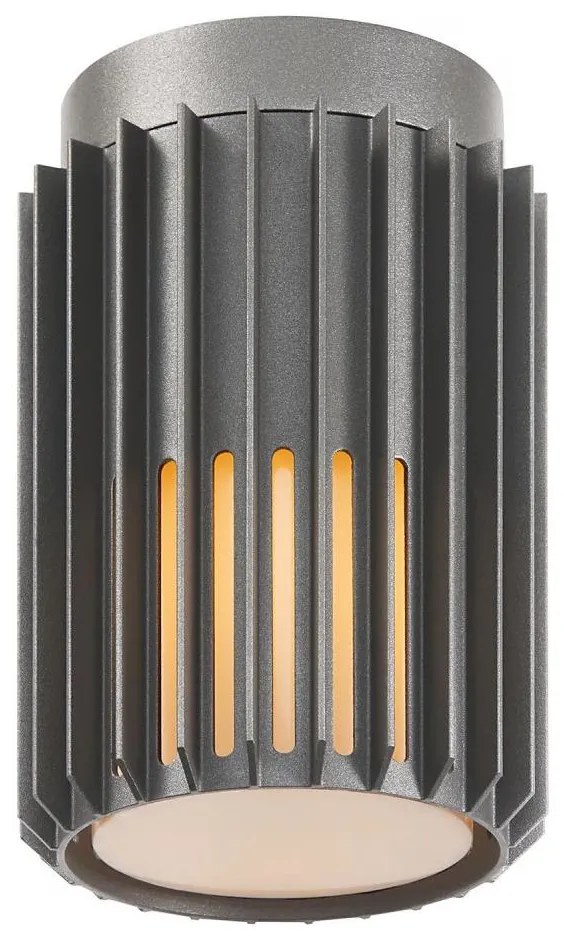 Nordlux - Plafon zewnętrzny ALUDRA 1xE27/15W/230V antracyt