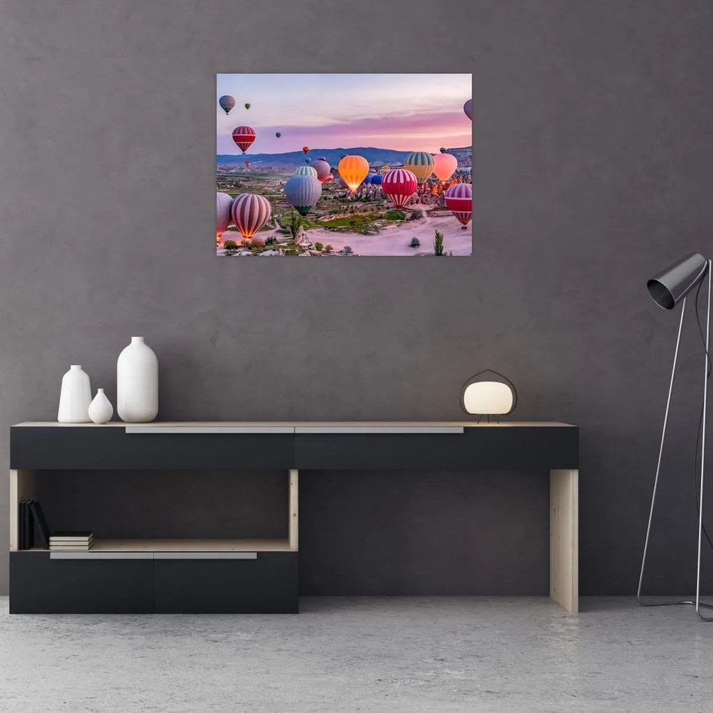 Obraz - Balony na ogrzane powietrze (70x50 cm)