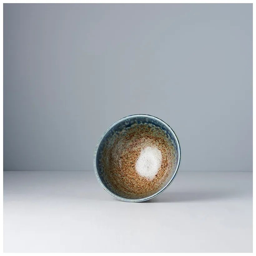 Niebiesko-brązowa ceramiczna miska MIJ Earth & Sky, ø 16 cm