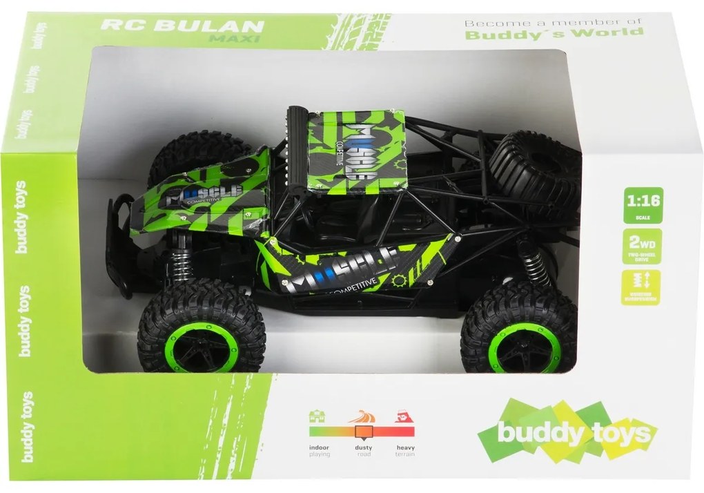 Buddy Toys BRC 16.511 Samochód zdalnie sterowanyRC Bulan Maxi, zielony