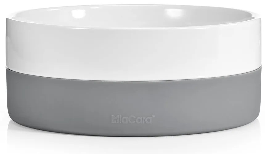 Porcelanowa miska dla psów ø 21,5 cm Coppa Slate M/L – MiaCara