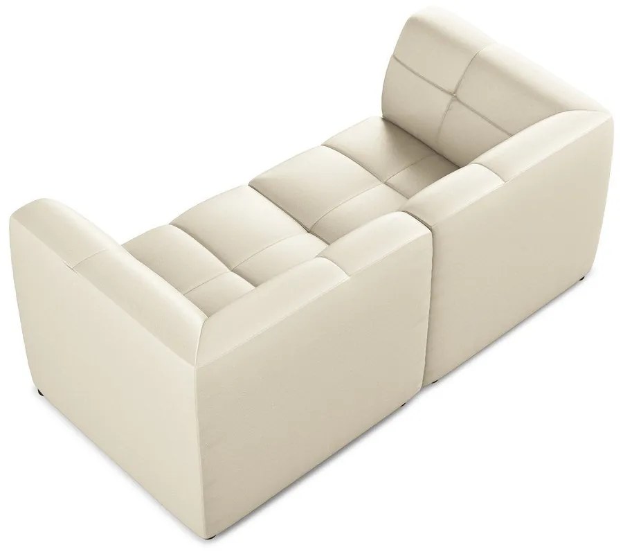 Beżowa sofa z imitacji skóry 180 cm Aloha – Makamii