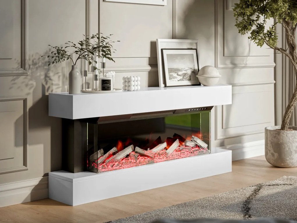 Kominek elektryczny z obudową Zaeli