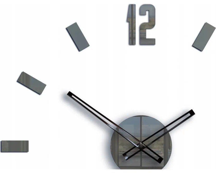 Zegar ścienny naklejany duży nowoczesny akrylowy na ścianę do kuchni salonu