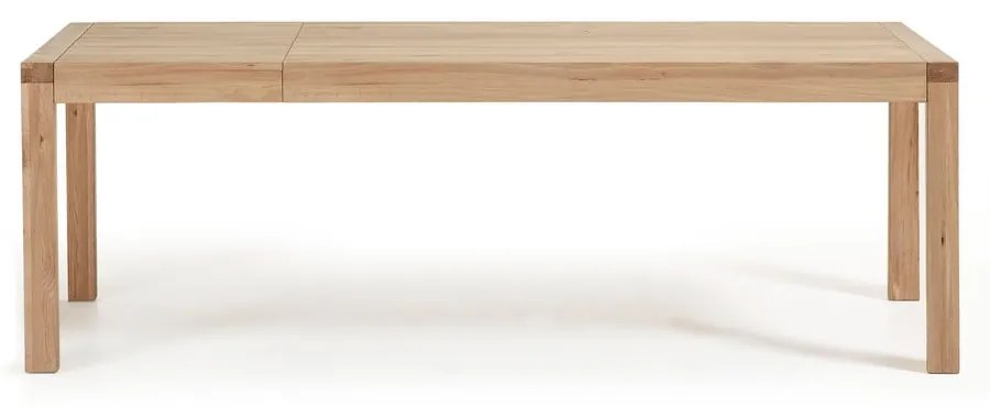Rozkładany stół z dodatkowym blatem w dekorze dębu 100x200 cm Briva – Kave Home