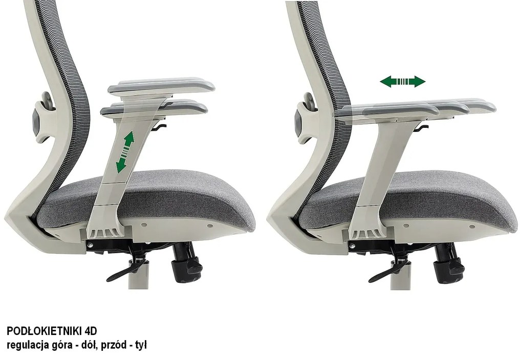 Fotel ergonomiczny ERGON szary SIGNAL