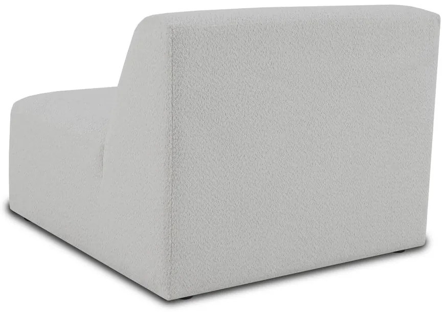 Biały moduł sofy z materiału bouclé (moduł środkowy) Roxy – Scandic