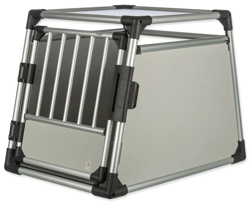 Transporter dla czworonoga w kolorze srebra 65x63 cm Trixie M-L – Plaček Pet Products