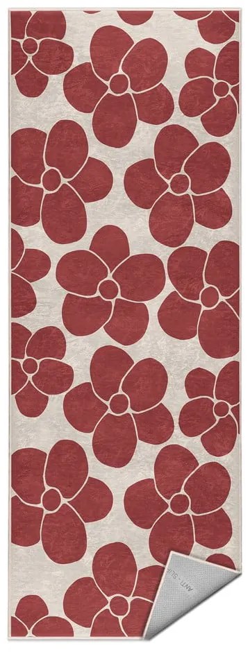 Czerwony chodnik odpowiedni do prania 80x200 cm Red Meadow – Mila Home