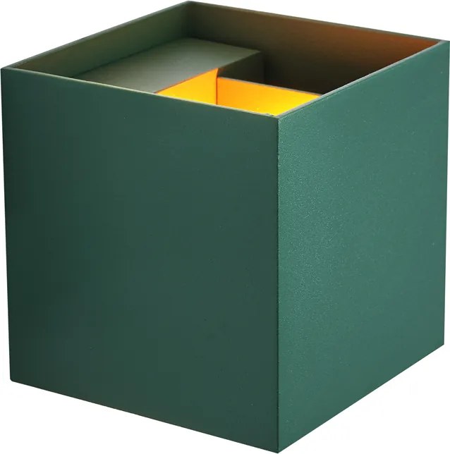 Zewnętrzna lampa ścienna ciemnozielona z LED IP54 - Edwin