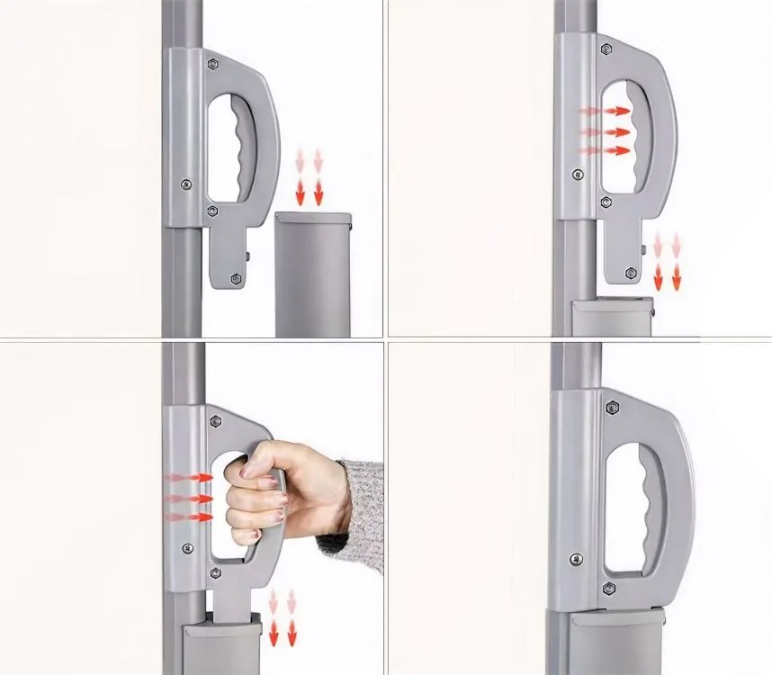 Parawan ogrodowy boczny na taras składany AW-011A, 300x180 cm, beżowy