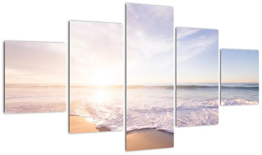 Obraz piaszczystej plaży (125x70 cm)