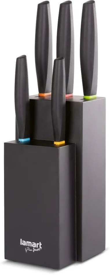 Lamart LT2158 zestaw noży w bloku Color, 5 szt.
