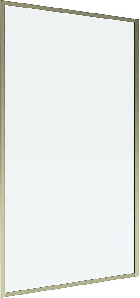 Złoty parawan nawannowy w stylu Art Deco - 80 x 140 cm - szkło hartowane - BRADENTON