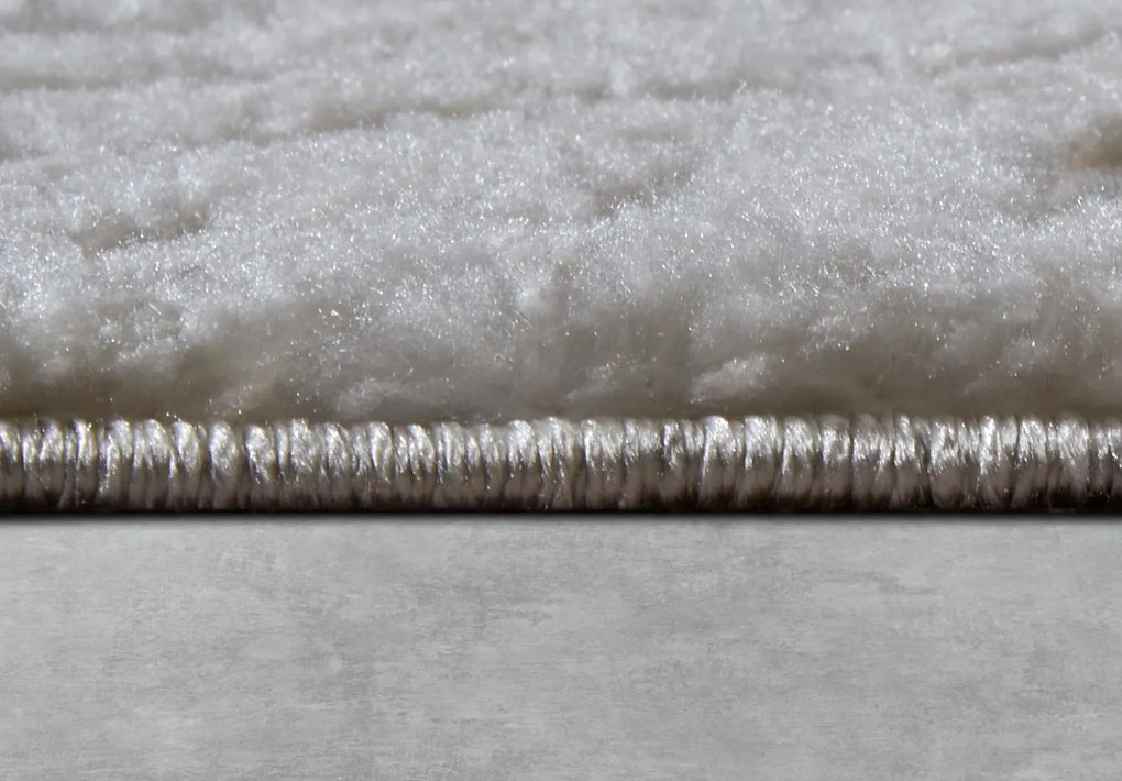 Dywan nowoczesny Gallery 3D Koła kremowy 160 cm x 235 cm